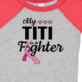 thumbnail image 4 of Inktastic Breast Cancer Awareness My Titi is a Fighter Boys or Girls Baby Bodysuit, 4 of 5