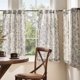 thumbnail image 2 of Cortinas para Ventanas Jinchan de Lino Floral 36 cm Cocina 2 Paneles, 2 of 9