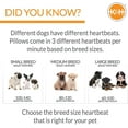 thumbnail image 4 of K&H Pet Products Mother's Heartbeat Plush Dog Bone, 4 of 4