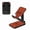 Basketball, variant on WIRESTER Black Foldable Phone Stand for Desk, Adjustable Portable Cell Phone Holder for iPhone 17, 16, 15, 14 and Android Smartphones - Brown Wood-Look