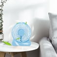 thumbnail image 6 of Outoloxit Desktop USB Charging Fan Bedside Three Speed Adjustment Small Fan Silent Fan Portable Small Table Fan Suitable for Office and Bedroom, 6 of 6
