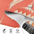 thumbnail image 6 of Yayeee Runner Rug for Bedroom 2'x6' Machine Washable Hallway Non Slip Mat, Beige Christmas Ornaments Pattern, 6 of 8