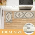 thumbnail image 4 of Kitchen Rugs, Yamaziot Anti Fatigue Mats, Non Slip Kitchen Runner Rug and Mat Set, Washable Floor Standing Mat, Beige Carpet, 20"x31"+20"x59", 4 of 9