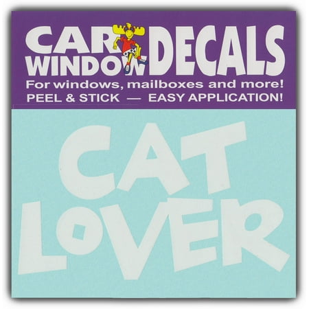 Car Window Decals: Cat Lover | I Love My Cats | Stickers Cars Trucks