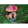 thumbnail image 4 of Casa de hadas en apariencia de hongo con ventanas Decoración colorida Cant.2 H # DYNWAVEMX Estatua de la casa de la seta, 4 of 8