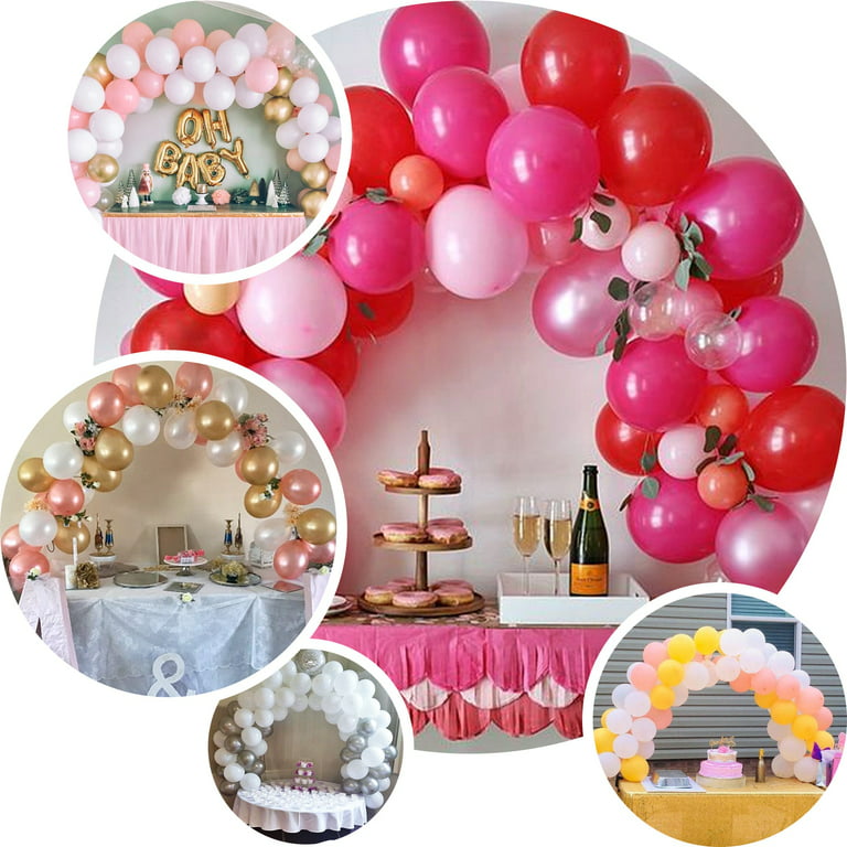 HOLICOLOR 12ft Table Balloon Arch Holder Kit, Balloon Stand Frame for  Different Size Tables Balloon Garland Decorations Wedding Party Baby Shower