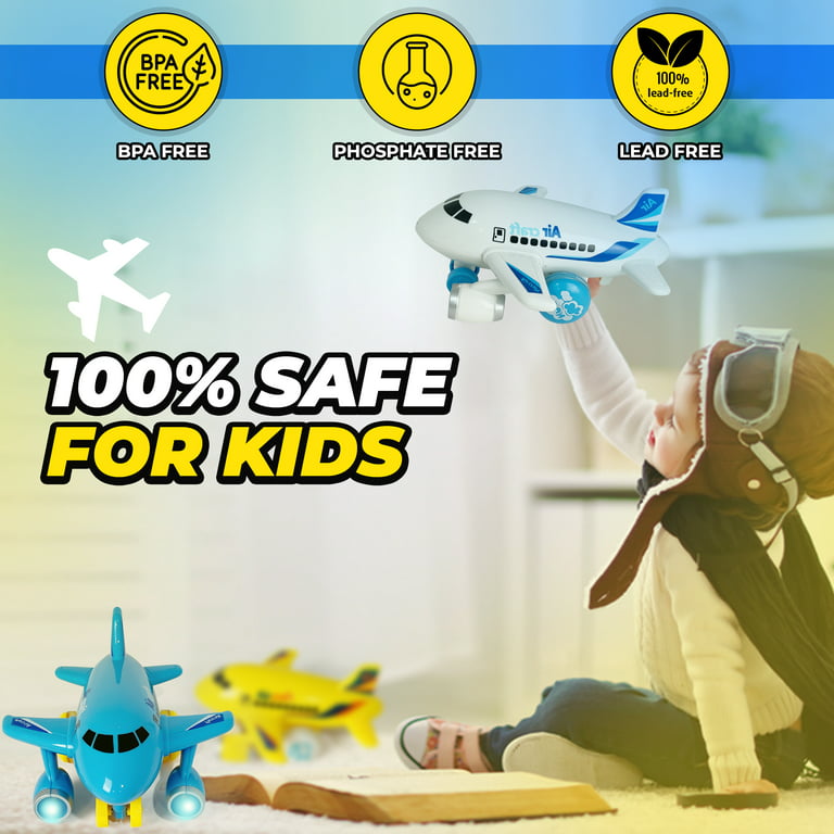 Kidsthrill Kids Airplane Toys for Boys, Friction Algeria