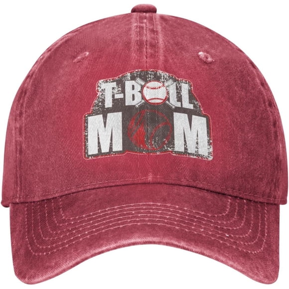 Leopard T-Ball Mama Game Day Womens Running Hat T-Ball Mama Sports Hat for Women's Adjustable Sport Hats