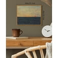thumbnail image 6 of Drsoum Vintage Sunset over Sea Landscape Wall Art Rustic Retro Framed Ocean Scenery Prints Farmhouse Classic Decorations for Living Room Bedroom 8x10in Natural Framed, 6 of 6