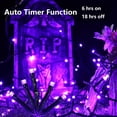 thumbnail image 4 of Orange Purple Halloween Lights 100FT 300 LED String Lights 8 Modes Timer Function Plug-in Halloween Twinkle Lights Connectable Waterproof Indoor Outdoor for Home Garden  Holiday Decor, 4 of 14