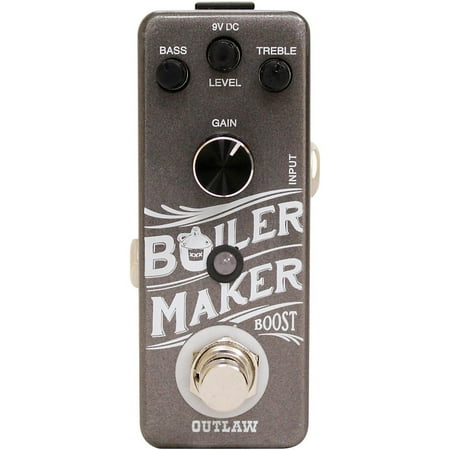 Outlaw Effects Boilermaker Clean Boost Guitar Effects (Best Clean Boost Pedal)