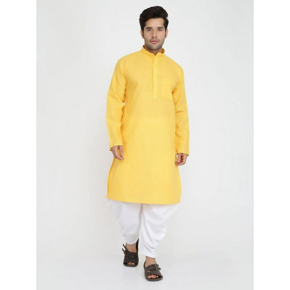 Mens Indian Wear Handmade Pure Cotton Light Weight Ethnic Kurta Salwar Set