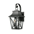 thumbnail image 2 of Outdoor Lighting Black Outdoor Wall Lantern 2-Light,Large Outside Modern Wall Sconce Light Fixture,Industrial Porch Light Wall Mount with Glass,Waterproof Farmhouse Exterior Lamp Lighting (1 Pack),Ou, 2 of 12