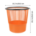 thumbnail image 2 of Raindrops Office Garbage Can with Lid Strong Bottom PP Material 1Set, 2 of 5