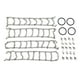 thumbnail image 2 of Juego de cadenas de tracción para neumáticos, cadenas metálicas mejoradas para neumáticos de nieve para camionetas MN82 LC79 1/12, coches, 2 of 10