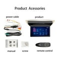thumbnail image 5 of Electric Folding Car Monitor IPS Screen Car Video Playes 1080P 8K Ceiling TV Roof Mount Display USB, 5 of 6