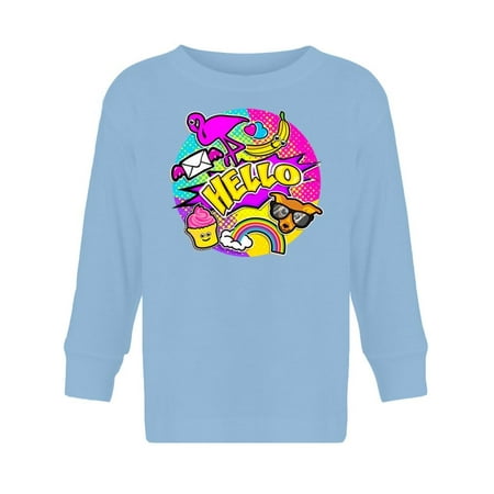 

Comic Style Symbols Long Sleeve Toddler -Image by Shutterstock 4 Toddler