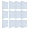 thumbnail image 3 of Acoustic Panels - 12pcs Polyester Fiber Sound Absorption Panels for Rehearsal Rooms (Silver Grey), 3 of 15