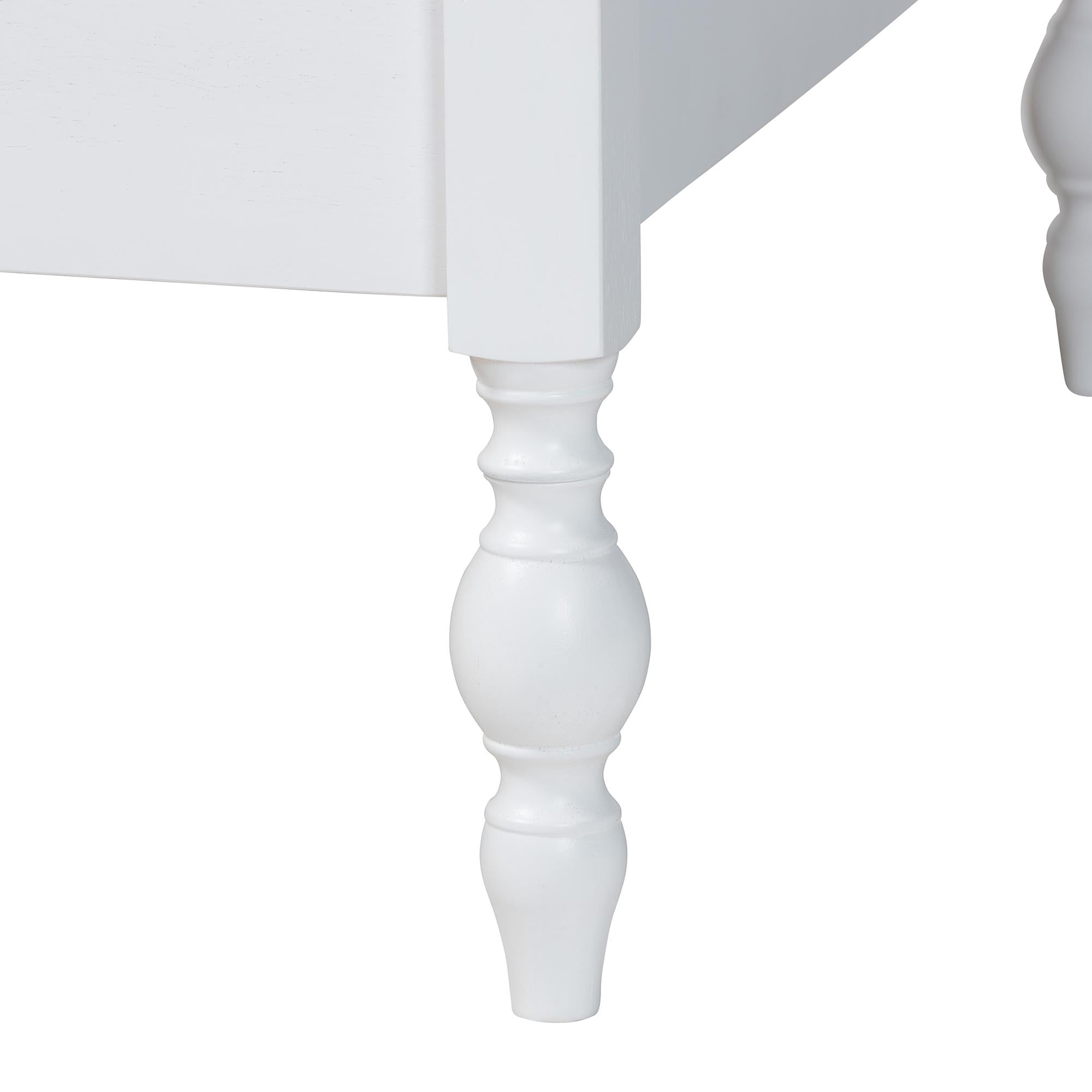 Baxton Studio Callison Farmhouse Daybed, Twin, White