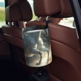 thumbnail image 5 of Naloa Space White Horse Car Trash Can Garbage Car Accessories Trash Can Car Waste Bin for for Driver and Passenger Any Vehicle, 5 of 7