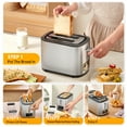 Digital Touchscreen 2-Slice Toaster - Extra Wide Slots for Bagels ...