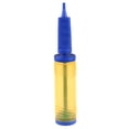 thumbnail image 2 of Balloon Inflator Hand Held Air Pump Air Inflator for Balloons and Balls (Yellow+Blue), 2 of 8