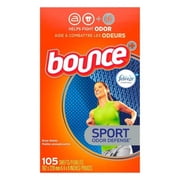 Bounce Dryer Sheets For Men, Pure Sport , 105 Ct