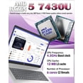 thumbnail image 5 of HP 17 Laptop Computer for Business, 17.3" 250 nits Touchscreen Display, AMD Ryzen 5 7430U(UP to 4.3GHz), Backlit Keyboard, 64GB RAM+1TB SSD, AI Copilot, Windows 11 Pro, Silver, 5 of 8