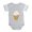 Heather Gray, variant on CafePress - Ice Cream Van - Cute Infant Baby Football Bodysuit