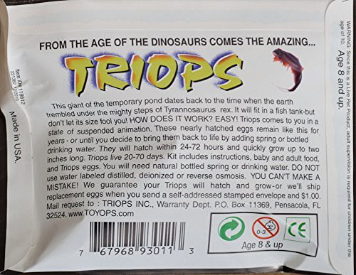 A Living Dinosaur Grow Your Own Triops 