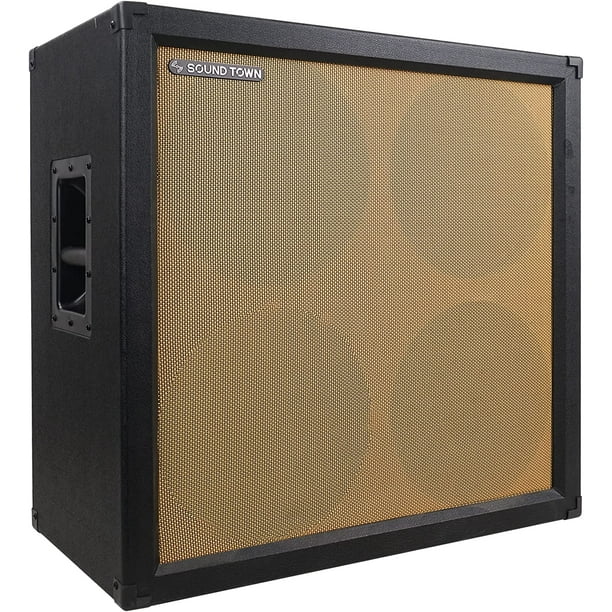 Sound Town 4x12" Empty Guitar Speaker Birch Plywood, Black