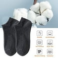 thumbnail image 4 of Men No Show Socks 8 Pairs Invisible Cotton Socks Non Slip Short Socks Comfortable and breathable, 4 of 5