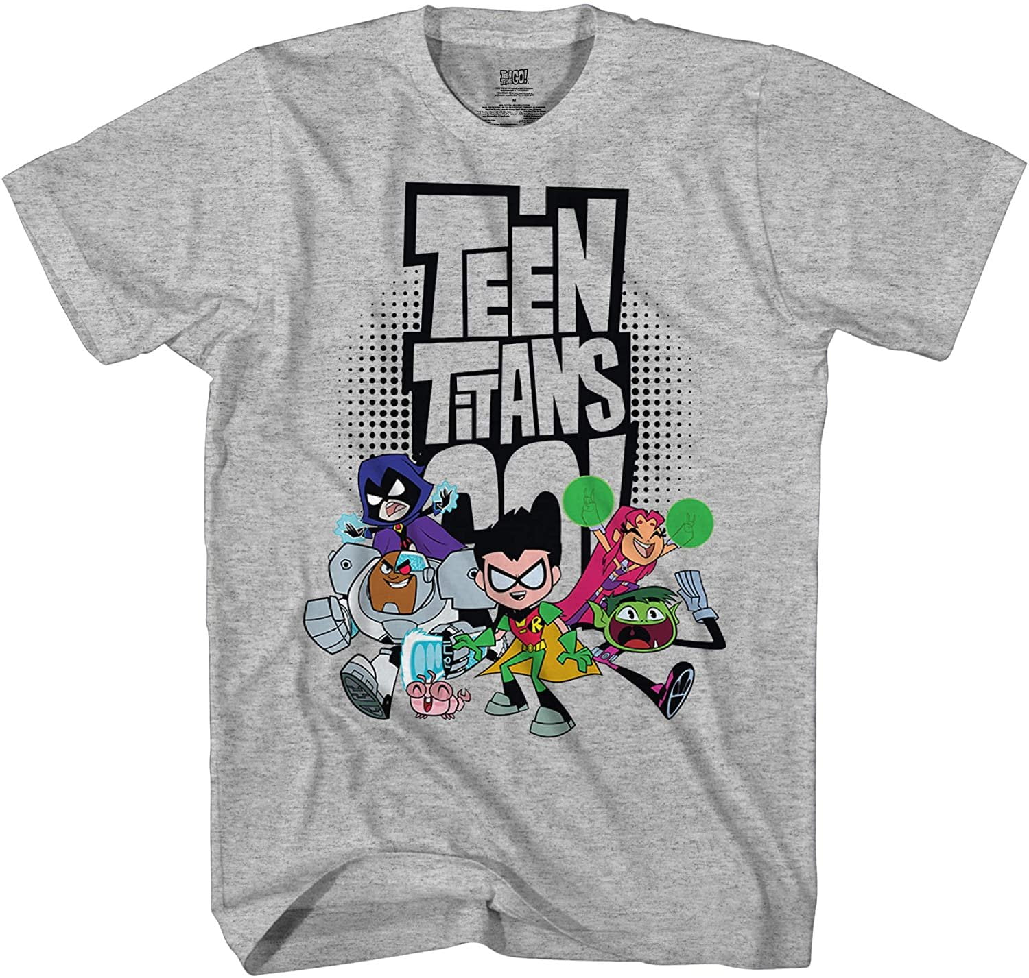 New Teen Titans GO cartoon cotton short-sleeved T-shirt Child boy girl summer 