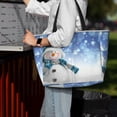thumbnail image 7 of Balery Christmas Snowman In The Snow Beach Travel Bag - Water-Resistant, Large Capacity Lightweight Tote with 7 Pockets for Women and Men - Perfect for Beach, Pool, Gym, and Travel, 7 of 7
