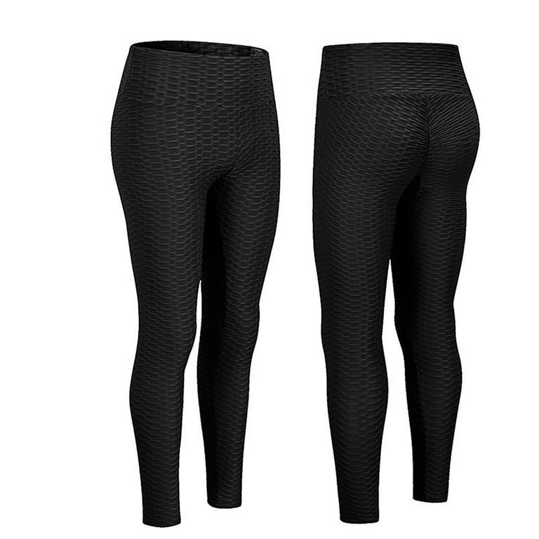 OLENNZ Plus Size Leggings for Women-Stretchy X-Large Tummy Control High  Waist Workout Black Yoga Pants