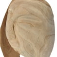 thumbnail image 5 of Bloomingville Bloomingville Hand Carved Teakwood Face Sculpture, Natural, 5 of 7