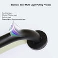 thumbnail image 2 of Grab Rail Stainless Steel Handrail Bathroom Safety Grab Bar (Black), 2 of 5