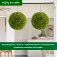 thumbnail image 4 of Kojooin 16 Inch Large Artificial Topiary Balls Set of 2 for Indoor and Outdoor, Artificial Topiary Flower Balls with Hanging Chains for Patio,Garden,Wedding and Home Decor, 4 of 6