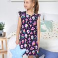 thumbnail image 4 of Vsdgher Crâne Champignon Espace pour Filles Chemises de Nuit Manches Courtes Robe de Nuit Pyjama pour Fête Pyjama-TTG, 4 of 6