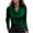 Green D, variant on Stamzod Womens Tops Dressy Casual Solid Color Long Sleeve Work Shirts Spring Summer Cowl Neck Satin Blouses for Women Green D L