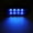Blue, variant on Side Marker Lights, 6 pcs 12V 24V 8 LED Truck Side Marker Indicators Car Side Indicators Lights for Truck Trailer