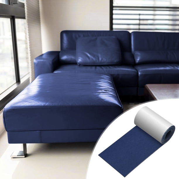 Fiudx Parche de Cuero, Kit de Reparación Duradero de Piel Sintética, Juego de Muebles de Reparación Rápida, Funda de Sofá Adhesiva Segura, Funda para Asiento de Coche, Solución de Bricolaje para El H