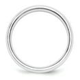 thumbnail image 2 of 950 White Platinum Ring Band Wedding Beveled Standard, 2 of 3