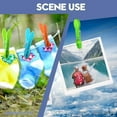 thumbnail image 2 of QHUDLV Laundry Accessories, 24pcs Plastic Clothes Pegs, Colorful Hanging Drying Clips, 2 of 9