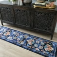 thumbnail image 3 of Mohawk Pallava Medium Blue Polyester Area Rug, 3 of 6