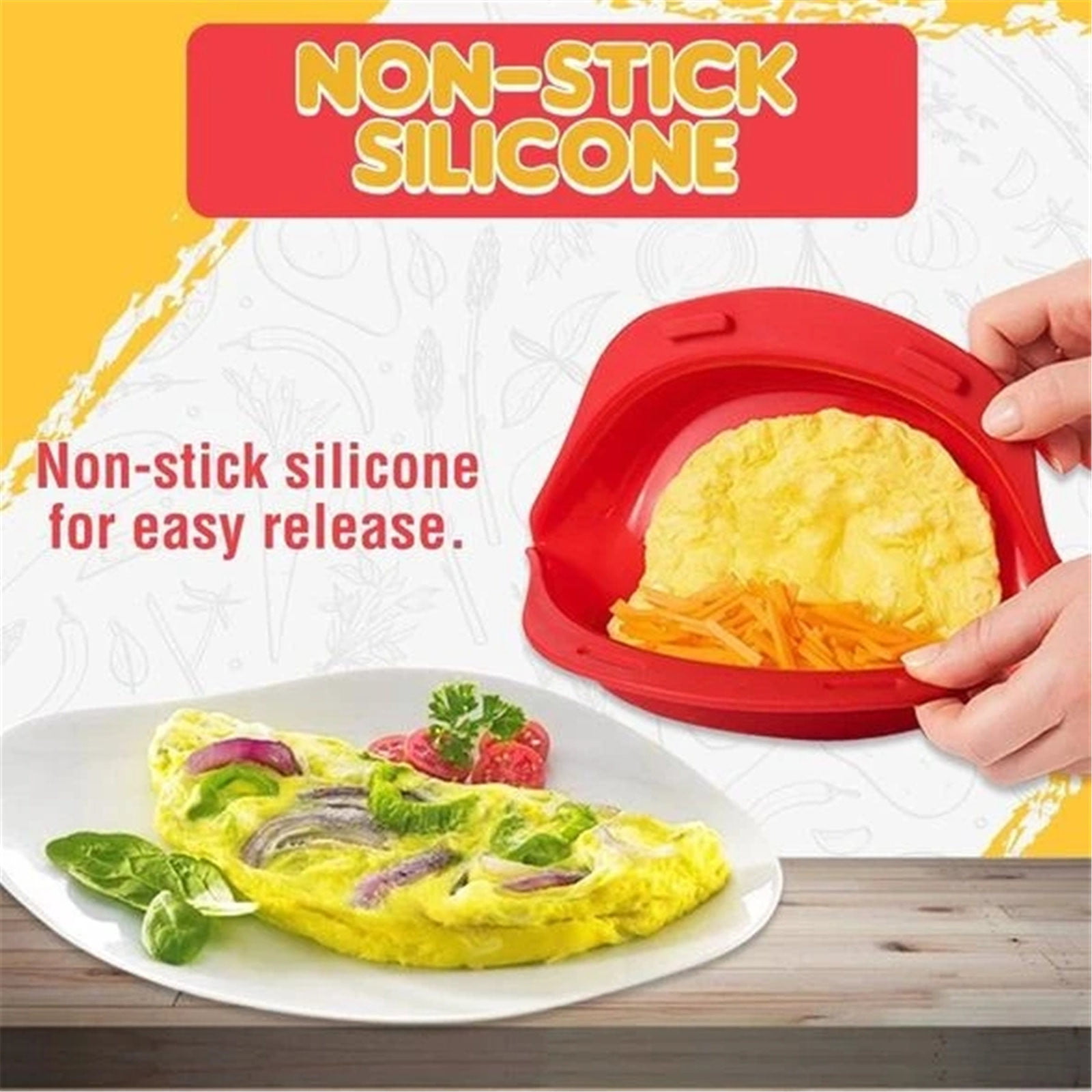 Buy Breakfast Maker Flip Cooker Silicone Non Stick Fantastic Egg Pancake  Omelet - MyDeal