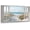 48"L x 24"W, variant on Window Beach Wall Art Prints: Modern Large Tropical Coastal Landscape Canvas Bedroom Blue Ocean Picture Relaxing Living Room Sea Scene Painting Horizontal Summer Seascape Artwork Decor
