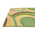 thumbnail image 5 of Unique Loom Outdoor Modern Collection Area Rug - Babbling (2' 7" x 5' 3" Runner Beige/Blue), 5 of 7
