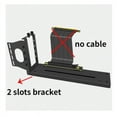 thumbnail image 4 of PCI-E Riser PC Graphics Card Universal Vertical Kickstand Base 2/3 Slots GPU Bracket Holder - RTX3060 3090 4090 RX(C), 4 of 6