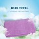 thumbnail image 2 of Bata de baño y vestido de falda de secado rápido para spa y baño, envoltura de baño de microfibra ultra suave de color morado, 2 of 8